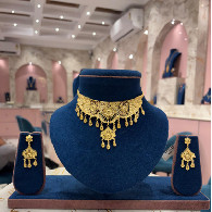 Artificial Gold Choker Necklace